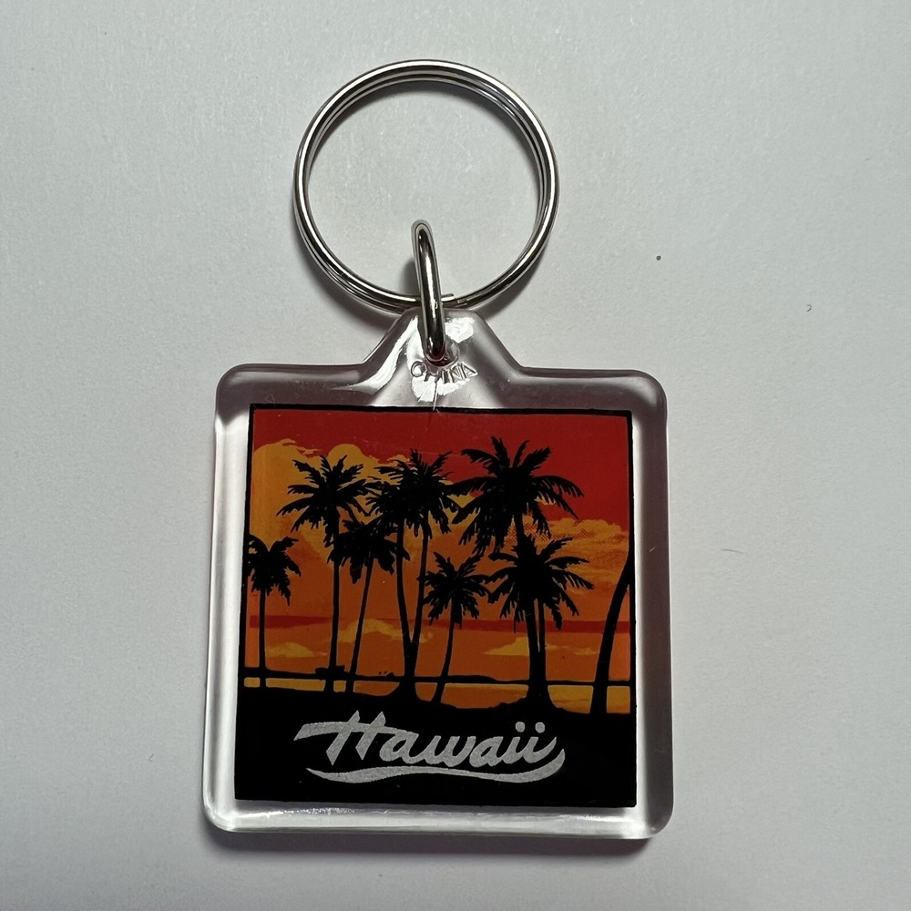 Vintage Hawaii Key Chain Keychain Key‎ Ring